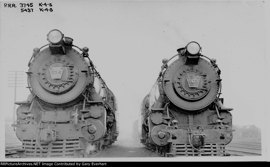 PRR 4-6-2 #3745 and #5473 - Pennsylvania RR